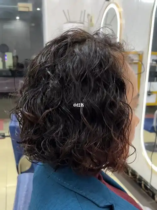 植物养发的发质冷烫满头卷