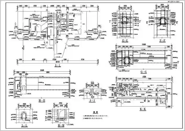 输水隧洞钢筋图纸设计