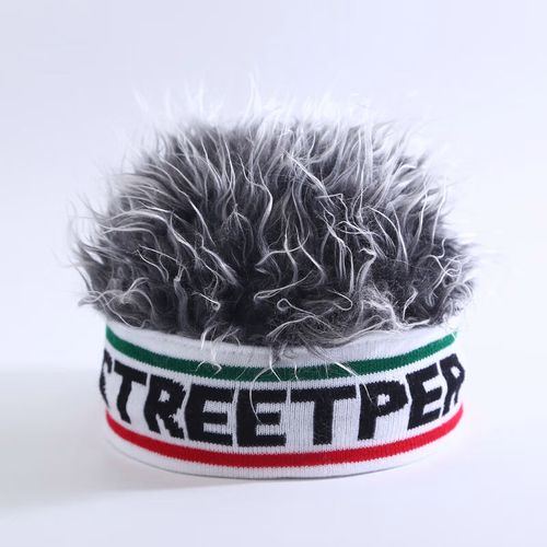 捷迈疯狂发型日儿童假发儿童假发帽子春秋男童帽宝宝街舞帽帅气潮流个