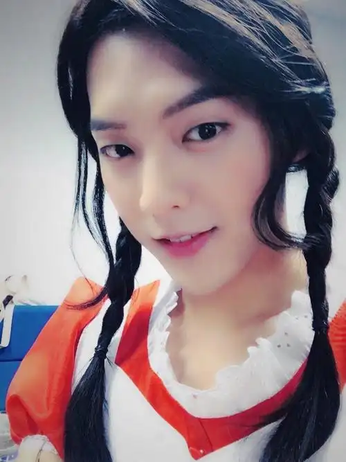 有哪些双麻花辫双马尾好看的男爱豆