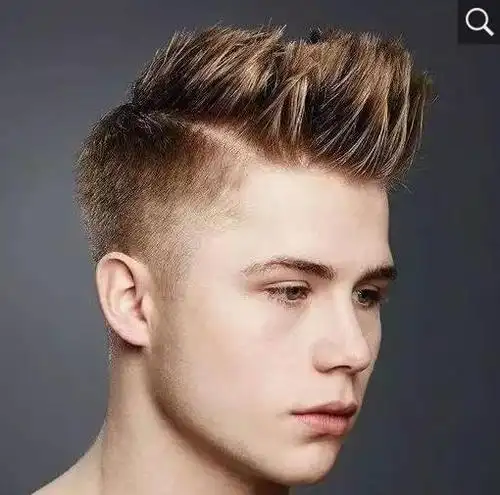 男士飞机头发型图片:瞬间变身时尚型男