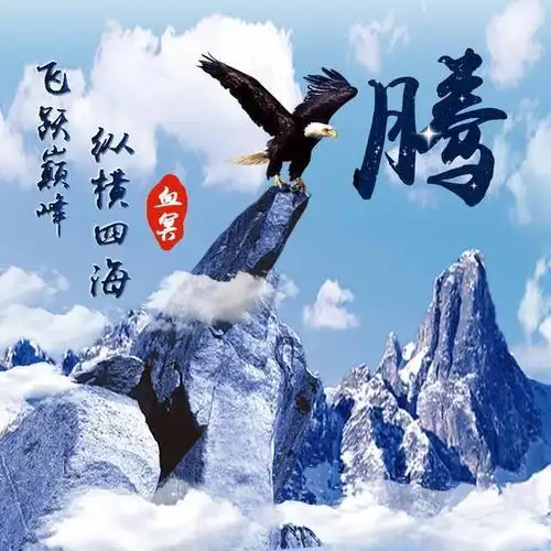 你的微信头像该换了,鹰临天下水墨中国风姓氏头像,助你大展宏图