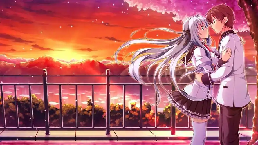 首页 桌面壁纸 卡通动漫 唯美浪漫情侣动漫主题壁纸图片