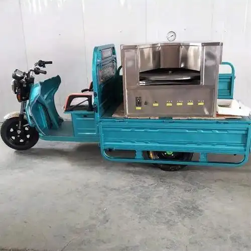 金福旺 三轮车专用燃气烤饼机 流动摊位火烧炉 煤气流动烤饼机 自动