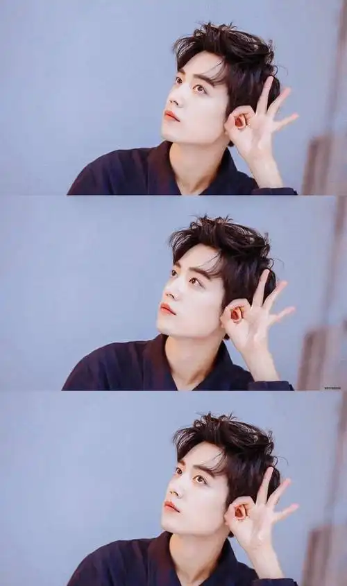 第六期「超特别的三格壁纸」肖战,因为有你,未来可期,人间值得