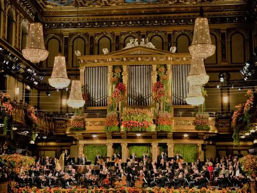 照片上的维也纳新年音乐会历年演出现场精彩图集257p