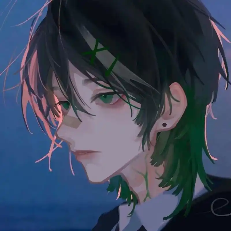 没人可以拒绝二次元帅哥#动漫头像# #头像# #动漫头像和壁纸