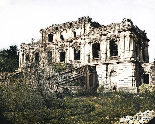 圆明园方外观(1873年的圆明园彩色照片)