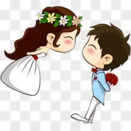 卡通可爱男女
