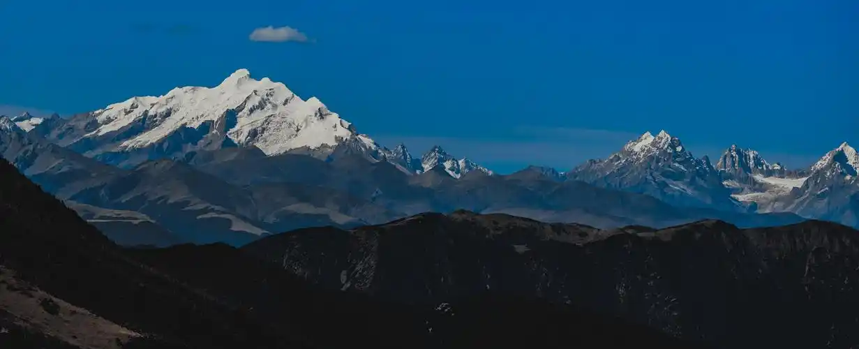 《环61格聂全景》_风景_poco摄影,格聂神山,川西旅游,神山,蜀山