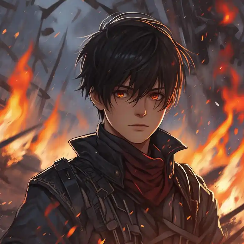 暗黑系列男生头像94