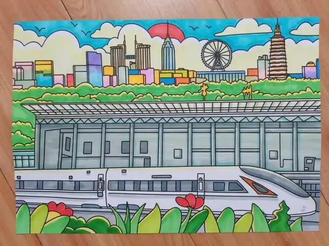 "童心绘高铁 安全伴我行"主题绘画了解铁路安全知识 - 智慧妈咪网