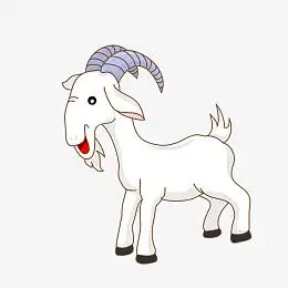 卡通手绘山羊设计