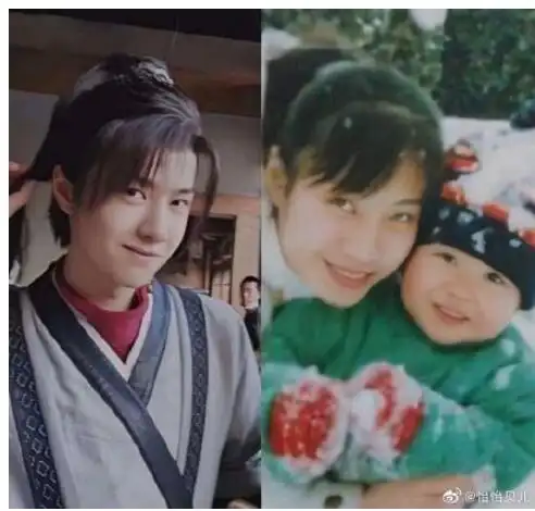 还有网友晒出了王一博和妈妈的照片,大家纷纷点赞,"果然长得好看的人