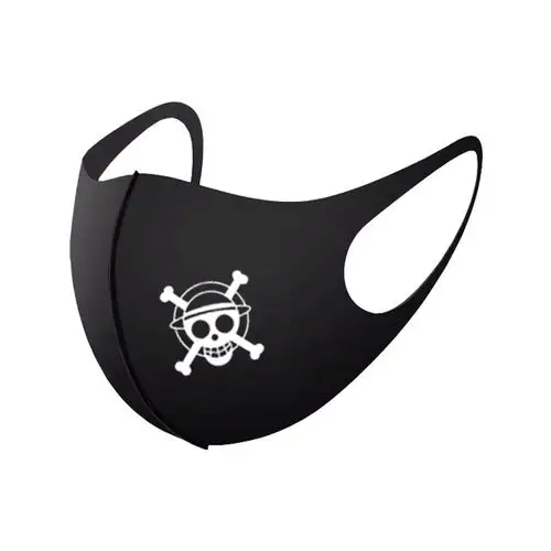 莹缘坊黑色口罩海贼王路飞火影忍者动漫网游周边口罩面罩防尘防风