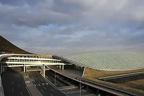 北京首都机场t3航站楼_全景网