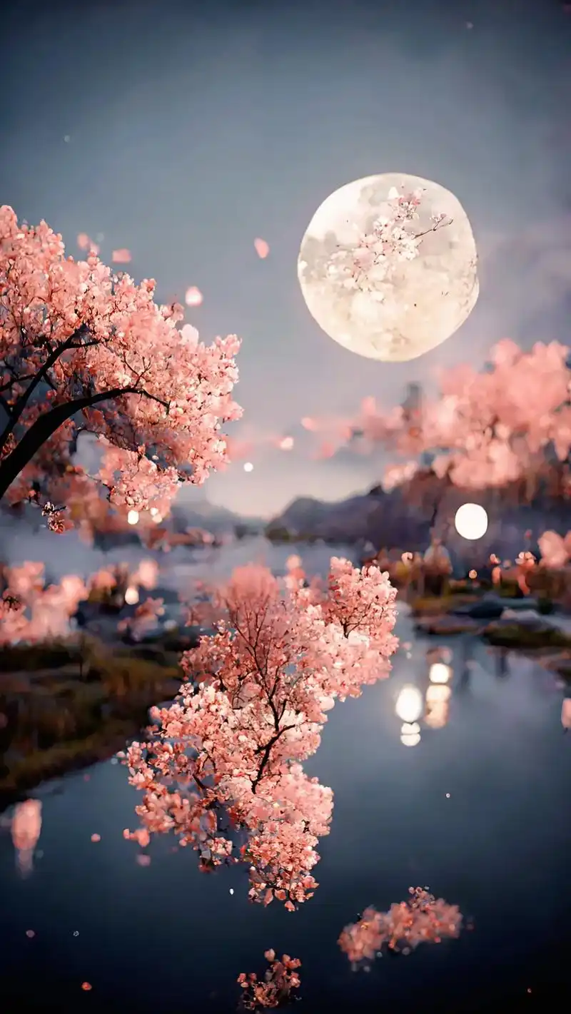 "盛开的不是樱花,是对你花前月下的喜欢" #樱花 #唯美意境 - 抖音