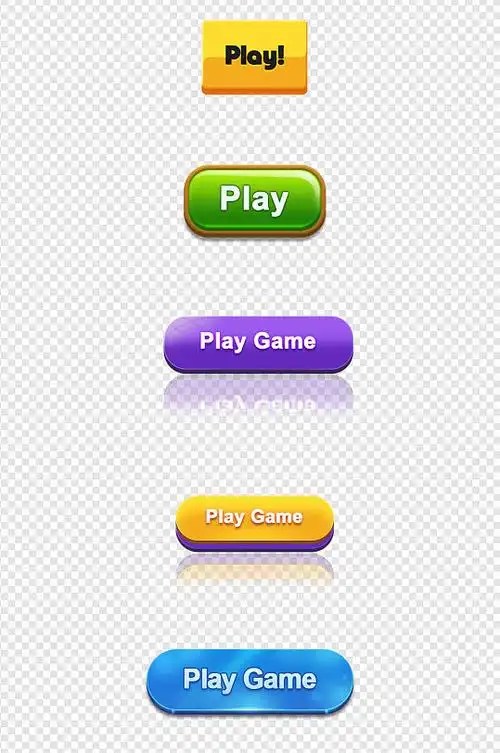 游戏ui图标play开始游戏图标手机