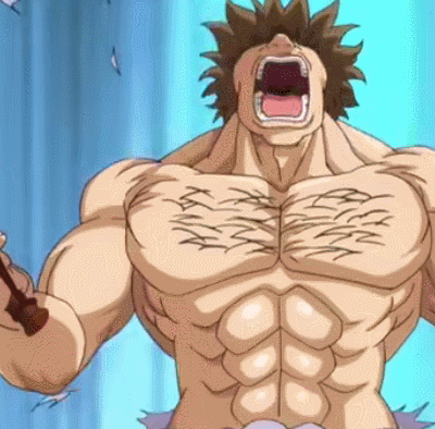 人物gif肌肉男gif嚎叫gif动漫gif