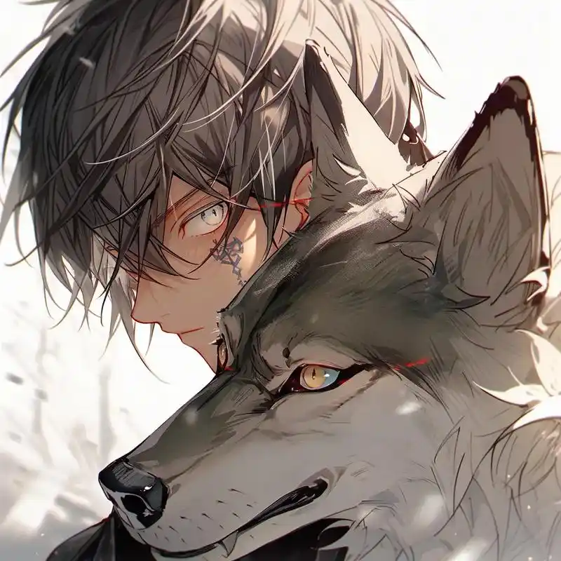 狼来了!今天是帅气狼少年头像
