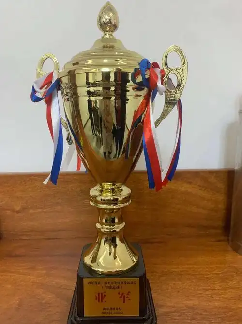 沉甸甸的亚军奖杯