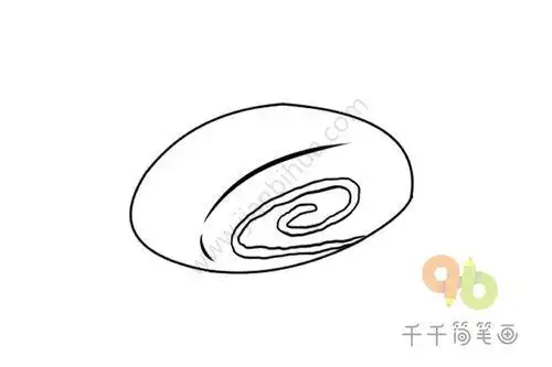 花卷简笔画 幼儿园馒头花卷简笔画