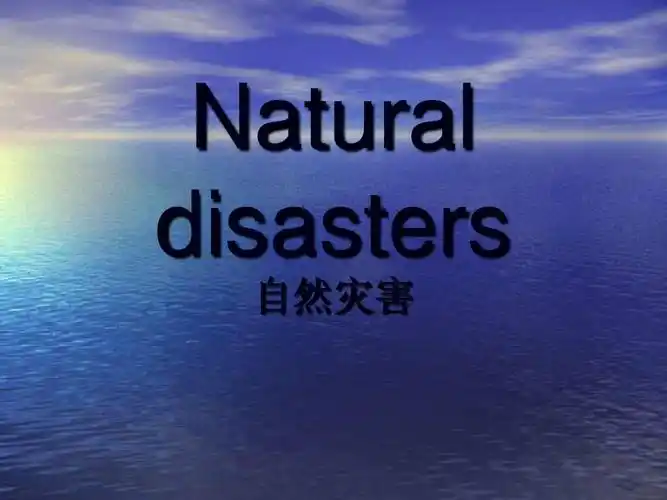 natural disasters---honor