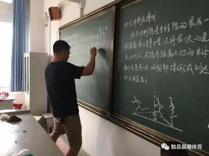 张老师的板书在这次活动中大家公认是体育组最优秀的板书之一