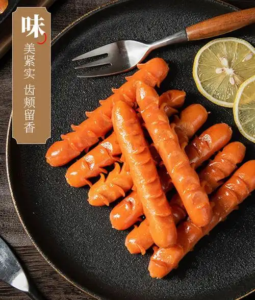 249抢20根美味q弹美鲜森奥尔良脆骨肠周黑鸭风味肠ouyn