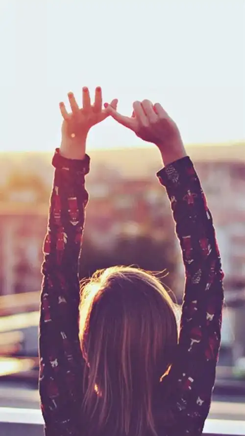 非主流美女背影手机壁纸