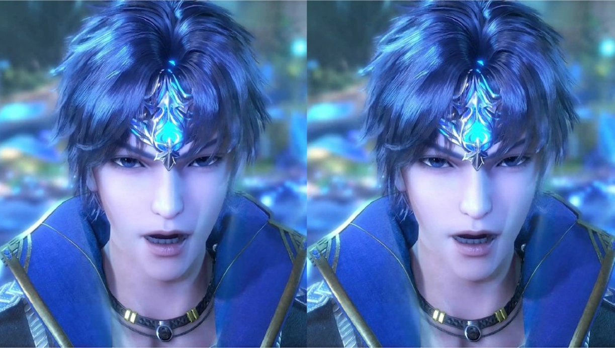 斗罗:"蓝银唐三"背影曝光,一头酷炫长发,疑是前世造型新改模