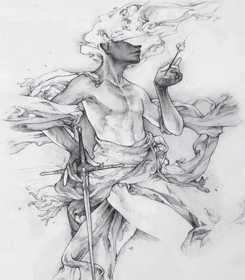 精细入微的暗黑魔幻主题铅笔手绘 艺术家 timothy von rueden