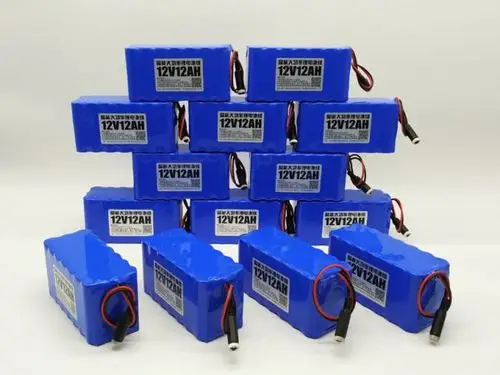 大容量12v锂电池12伏18650聚合物电池组大功率电瓶定制电源ah