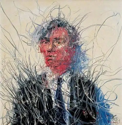 中国当代第一突破亿元的艺术家,他的作品为什么这么"贵"?|曾梵志|油画