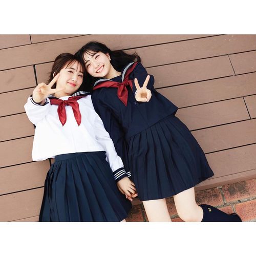 包邮日本cecile白色水手jk女高高中生校服制服学生校服