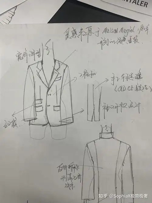 灵感来源与设计二丨极简风格西装