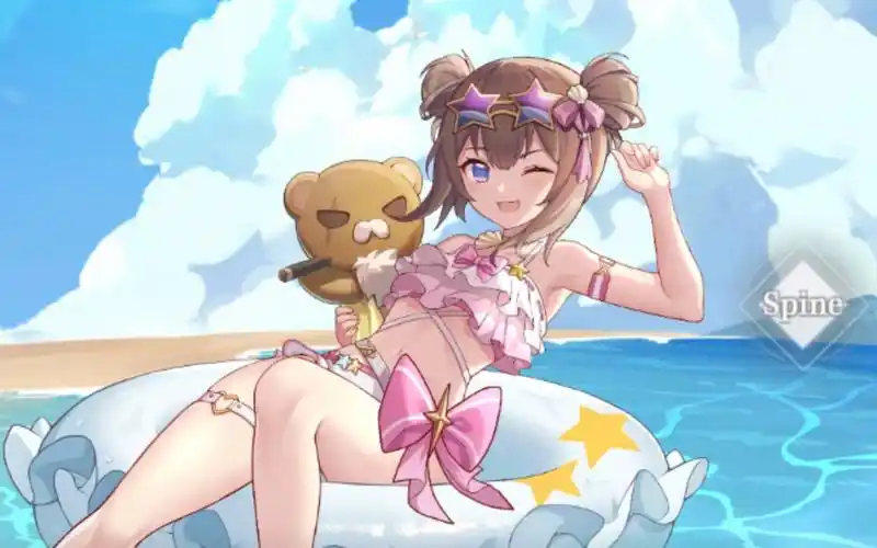 【灵魂潮汐】夏日泳装双皮肤展示_手机游戏热门视频