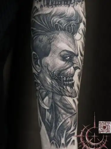 写实包小臂_纹身图案手稿图片_李豆豆的纹身作品集