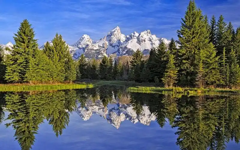 高山流水自然美景,高清图片,电脑桌面-壁纸族
