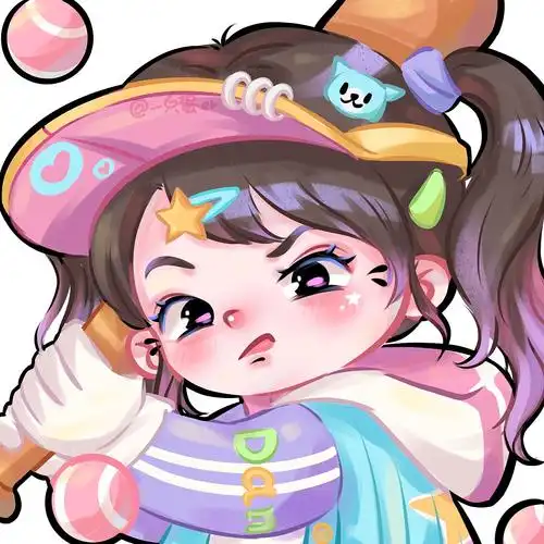 卡通q版运动情侣头像