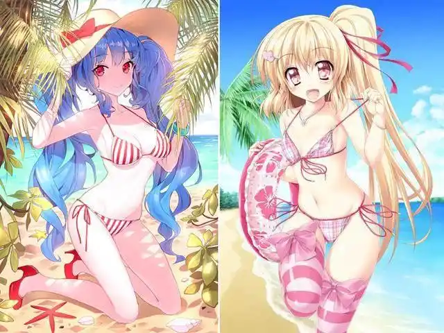 超萌二次元爱好者的专属泳衣