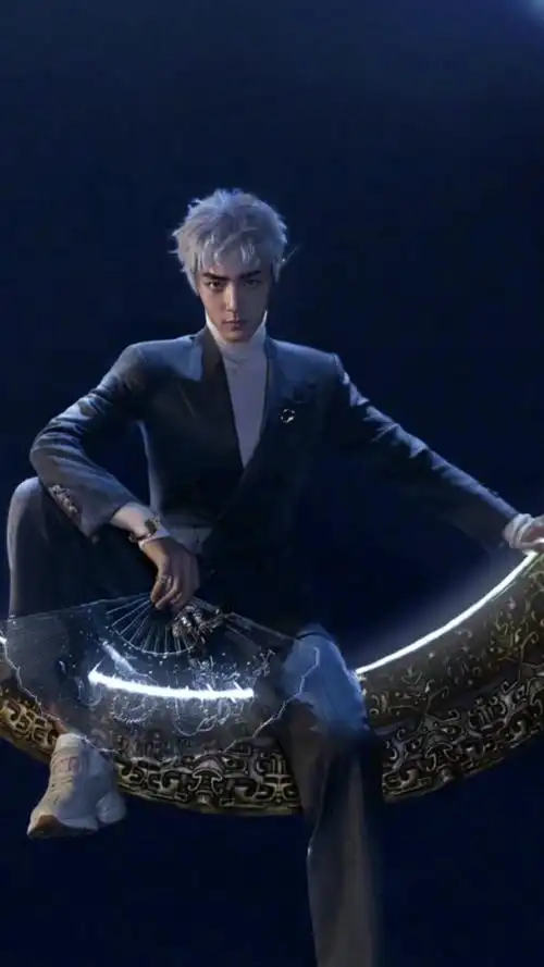 全世界最好的肖战#肖战银发造型,比以前更加帅气!