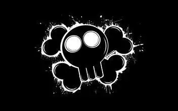 可爱骷髅头元素壁纸_百度图片搜索