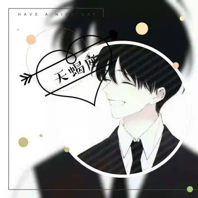 12星座帅气男头像动漫图片