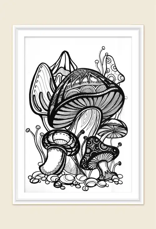 艺苑画室小小班线上课程——主题黑白创意设计课