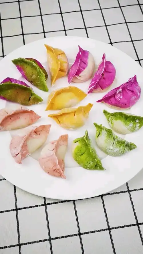 舌尖上的旅行#七彩水饺的做法,这样做小朋友们会不会更爱吃?