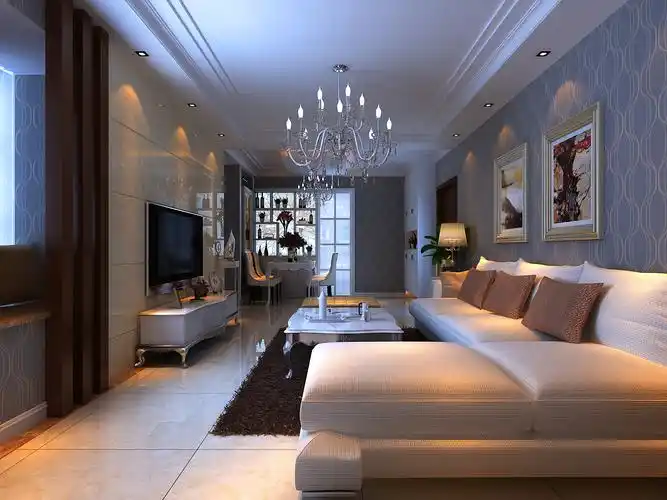 祝福洪城b1户型三室两厅现代简约装修风格