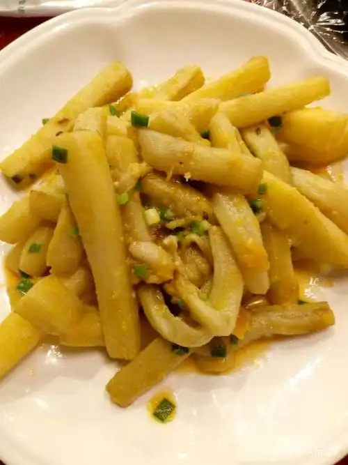 北二石锅鱼(金泰路店)咸蛋黄茄子图片 - 第1张