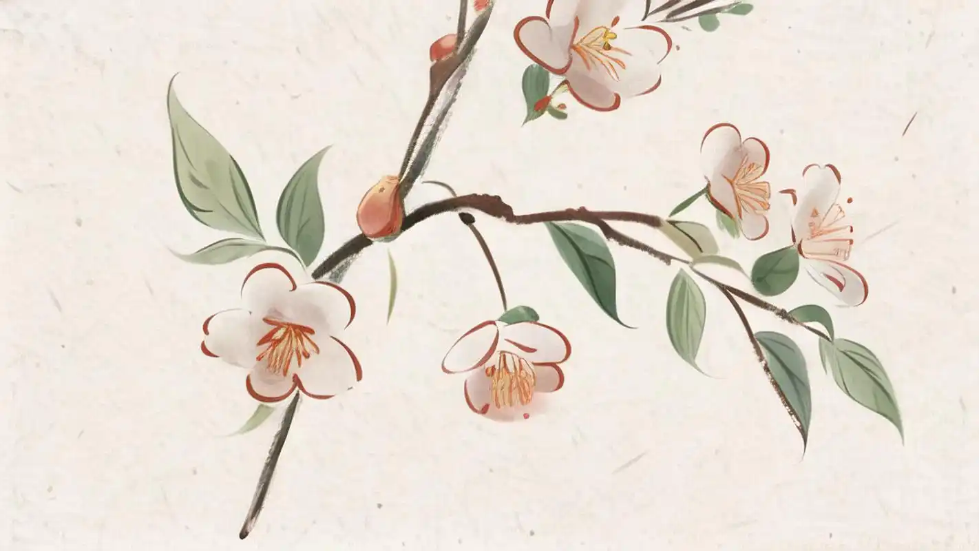 绝美动漫古风壁纸94梅花盛开