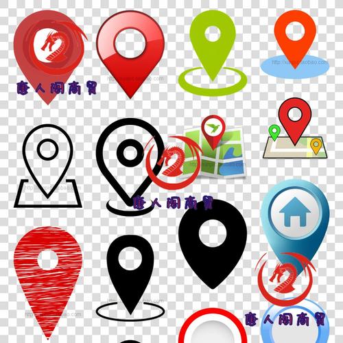 定位图标位置图标 position icon 免扣透明素材 地图定位图标 位